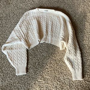 Cropped sweater